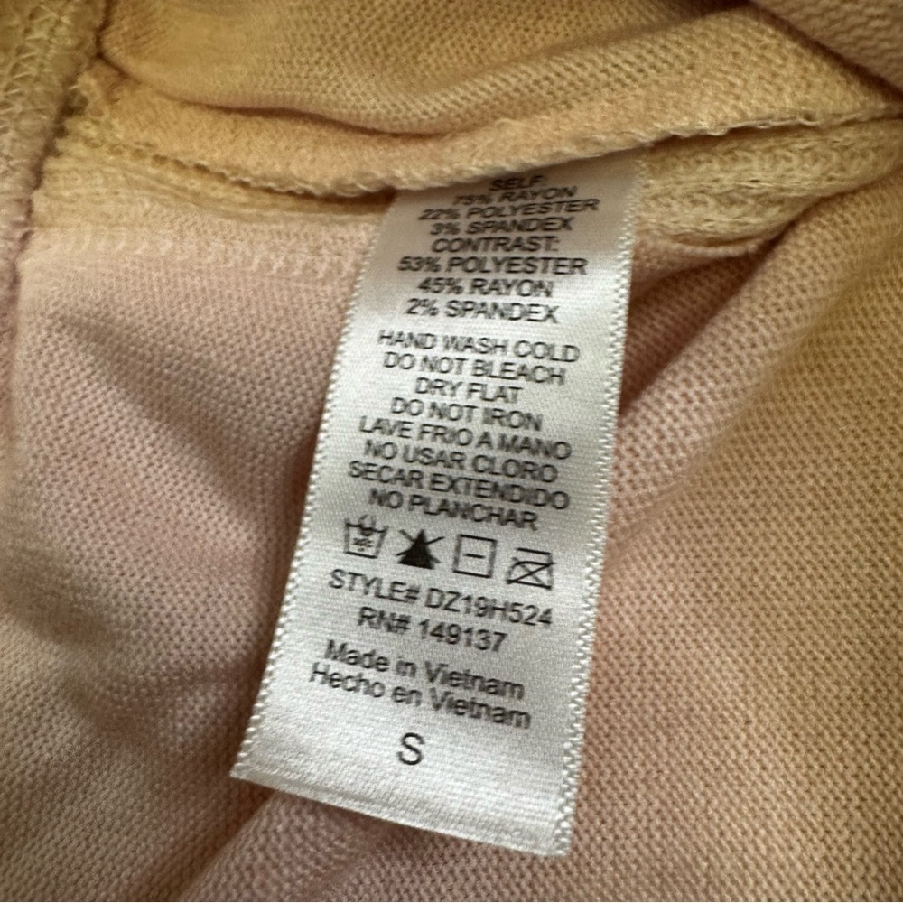 Lisa Robertson Pink Lounge Light Pants Size Small Pockets Elastic Waist Ribbed - Picture 11 of 11